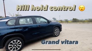 Grand vitara sigma hill hold control feature working  grand vitara [upl. by Ahsiekal85]