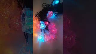 Crystal LED lights Crystal lari Diwali light diwalidecoration diwalidecorationlights ledlight [upl. by Iam284]