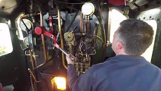 Footplate experience 7820 Dinmore Manor Dartmouth Steam Railway train railways [upl. by Dodds]