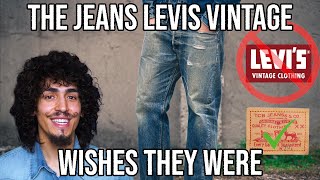 THE JEANS LEVIS WISH THEY WERE  TCB 50s Raw Selvedge Denim [upl. by Litch894]