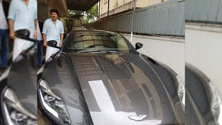 Mammootty test driving Aston Martin I First Aston Martin in Kerala [upl. by Eirac137]