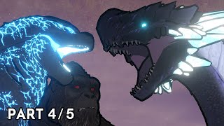 Godzilla and Kong vs Shimo  Animation Part 45  Godzilla X Kong The New Empire [upl. by Llevol]