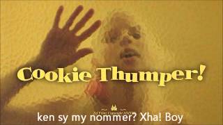 Die Antwoord  Cookie Thumper Lyrics [upl. by Odlabu409]