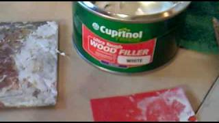 how to use 2 part wood filler [upl. by Vallery544]