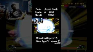 GuileCharlieChunLi vs ShumaGorathSpiralRogue Marvel vs Capcom 2 New Age Of Heroes Dreamcast [upl. by Yrehc985]