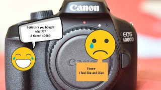 Canon 4000D What a Lemon Applies to SL3 and 2000D [upl. by Fleeta]