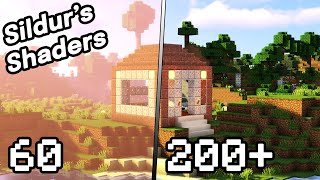 How to Increase FPS in Minecraft With Sildurs Shaders and Optifine For Low End PCs [upl. by Htebsle924]