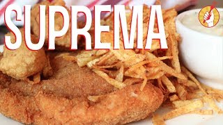 SUPREMA A LA MARYLAND la milanesa de POLLO del BODEGÓN  Tenedor Libre [upl. by Knitter]