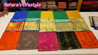 T Nagar pachaiyappas silks pattu pavadai new collection pure silk pattu pavadai [upl. by Aronoh464]