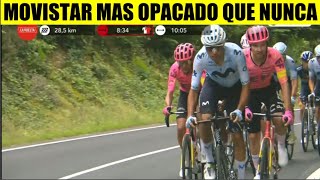 MOVISTAR de NAIRO COMPLETAMENTE OPACADO RESUMEN 18 ETAPA VUELTA a ESPAÑA 2024 [upl. by Gisser801]