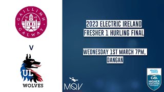 Electric Ireland HE GAA Fresher 1 Hurling Final 2023 🏆 [upl. by Ultan]