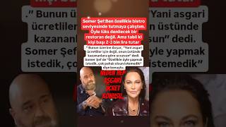 SOMER ŞEFE HÜLYA AVŞARDAN ŞAŞIRTAN CEVAP SİZİN DÜKKANA ASGARİ ÜCRETLE ÇALIŞANLAR GİDEMEZ [upl. by Damas]