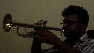 alliyambal kadavil trumpet cover [upl. by Euqcaj]