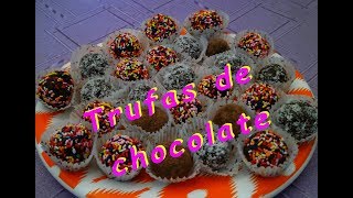 TRUFAS o BOMBONES de galletitas Chocolinas [upl. by Aigil]