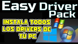 Easy Driver Pack 32 y 64 Bits Win 7 [upl. by Pandolfi]