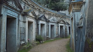 HIGHGATE CEMETERY Eerie London Walk ✟ East amp West incl Famous Graves [upl. by Morice178]