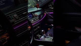 🔱BMW 5 ambient light monetkadetail bmw bmwf10 ambientlight детейлинг подсветкасалона [upl. by Brenda888]