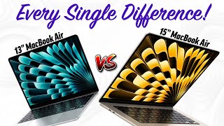 NEW 15quot MacBook Air vs 13quot  Watch This BEFORE you BUY [upl. by Nyrraf]