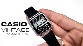 Casio Vintage A100WEF1AEF Review [upl. by Rexfourd]