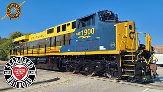 CSX Hamlet Terminal Sub Seaboard Festival w 1900 102624 [upl. by Eyssej]