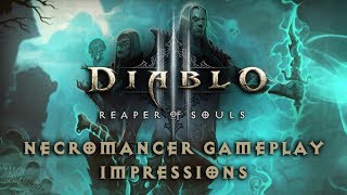 Diablo 3 Necromancer Gameplay Impressions  Worth it [upl. by Wolff113]