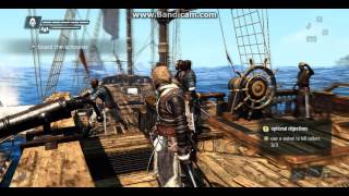 Assassins Creed BlackFlag Incapacitate a schooner Walkthrough [upl. by Pattani]