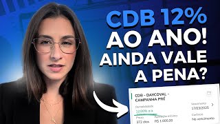 CDB Pré 12 ou CDB 110 do CDI Qual CDB rende mais Renda fixa Banco Daycoval [upl. by Eilata411]