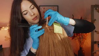 ASMR Satisfying Scalp Cleanse amp Dandruff Removal 🪮😌 [upl. by Melodie673]