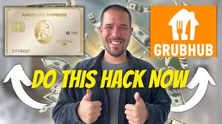 AMEX Gold Card Dining Credit HACKDO THIS NOW Grubhub [upl. by Ennaillek]