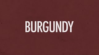 Earl Sweatshirt  Burgundy Lyric Video  LK Graphics [upl. by Madaih]