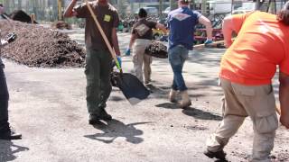 Urban Community Composting How To Walk Turn a Windrow [upl. by Naek]