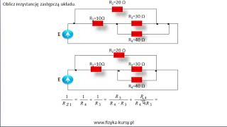 prą elektryczny Połączenie równoległe połączenie szeregowe 🟢 fizykakursy [upl. by Kellyn]