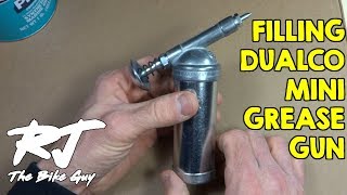 Filling A Dualco Mini Grease Gun [upl. by Neeloj]