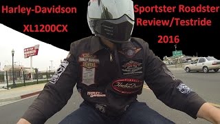 2016 Harley Davidson Roadster Test Ride and Review XL1200CX [upl. by Olpe]