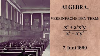 UNIAUFNAHMETEST in MATHE von 1869 Kannst Du bestehen🤔📝Mathe Test [upl. by Bobbye918]