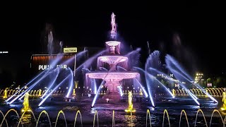 Fantani Piata Unirii SimfoniaApei  Fountain Show Bucharest [upl. by Alial]