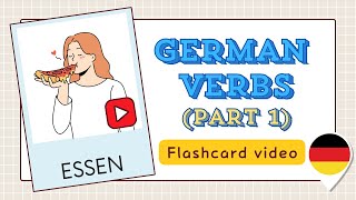 Common German Verbs and Conjugation for Beginners Part 12  A1A2 Level 🔊 4K Pronunciation [upl. by Edrick]