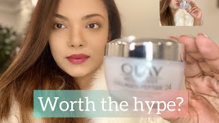 OLAY Regenerist Collagen Peptide 24 Hr Moisturizer Honest Review [upl. by Swithin]