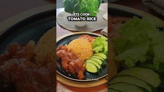 Lets Cook Tomato Rice simple and easy cooking recipe nasitomato easyrecipe foodie tomato rice [upl. by Rotciv]