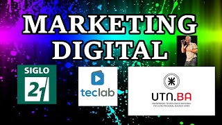 🎓TECNICATURA EN MARKETING DIGITAL SIGLO21 TECLAB Y UTN 🎓COMUNITY MANAGER🎓 SUELDOS Y MERCADOLABORAL👓 [upl. by Bonney]