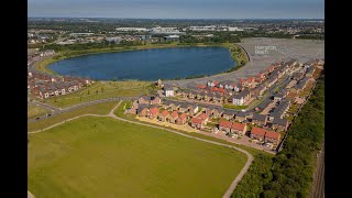 Take a development tour of Barratt Homes at Hampton Beach Peterborough [upl. by Secilu]