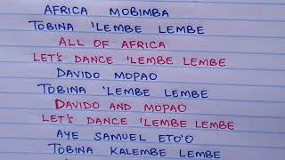 Koffi Olomide ft Davido  Legende Fan Made Lyrics Video Translated to English [upl. by Ettigirb138]