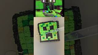 I drew a MINECRAFT CREEPER with a magic sponge [upl. by Saphra576]