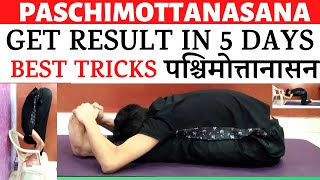 Paschimottanasana  पश्चिमोत्तानासन   get result in 5 days  best tricks for Paschimottanasana [upl. by Barren300]