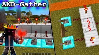 AND Gatter 🔌🧮  Minecraft Redstone Tutorial [upl. by Artur]