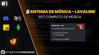 1 Criando Bot para Discord  Sistema de Música [upl. by Eirak808]