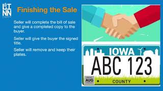 How to Complete a Title Transfer When Buying a Vehicle from a Private Seller in Iowa [upl. by Ocirederf534]