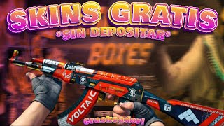 SKINS GRATIS SIN DEPOSITAR 2 SORTEOS [upl. by Madalena917]