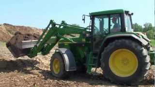 John Deere 6610 amp 740A [upl. by Araec]