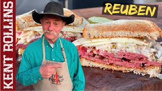 Classic Reuben Sandwich Recipe  Smoked Pastrami [upl. by Kcerred891]